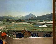 Jean-Etienne Liotard View of Geneva from the Artist s House china oil painting reproduction